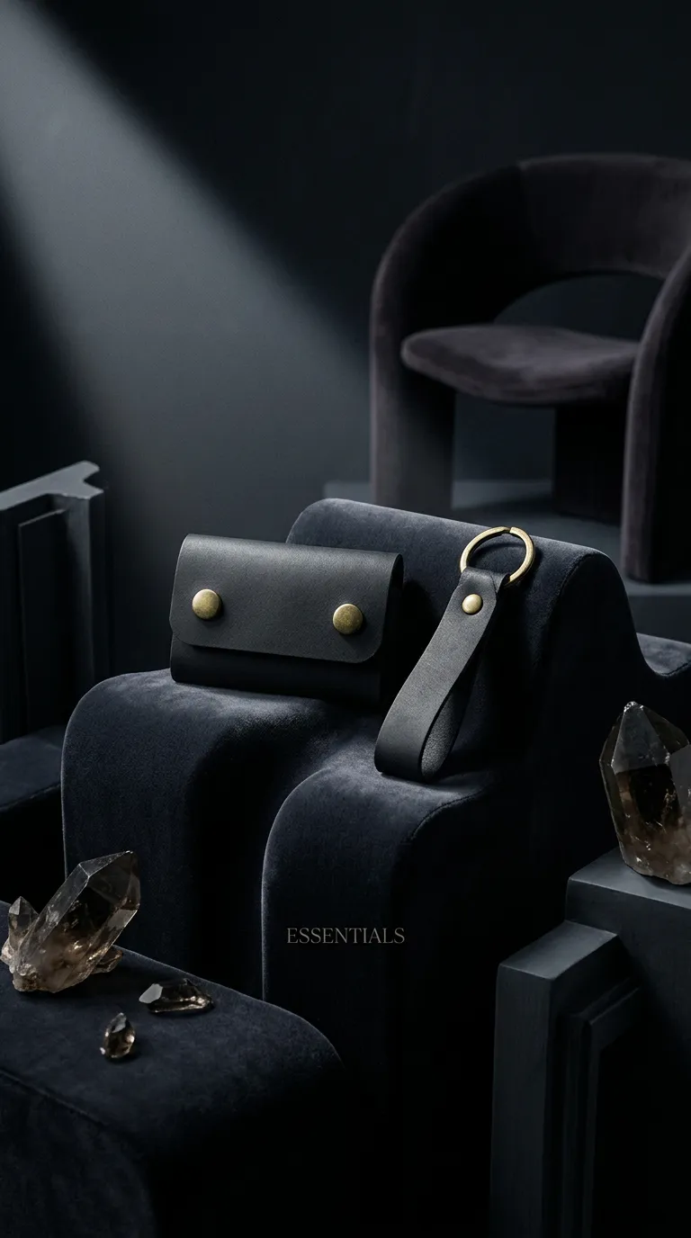 Handgefertigte Crazy Horse  Leder-Kartenetui